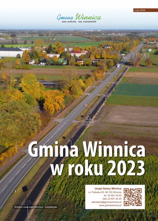 Gmina Winnica w roku 2023 - kliknięcie spowoduje otwarcie nowego okna