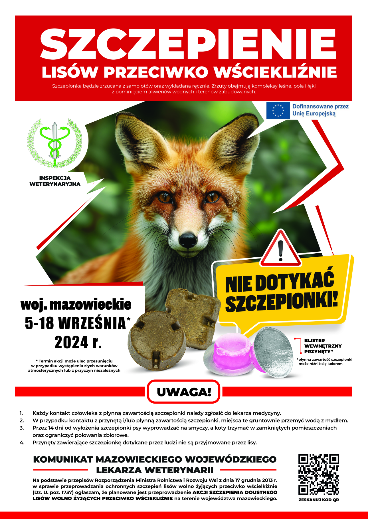 akcja szczepienia lisów