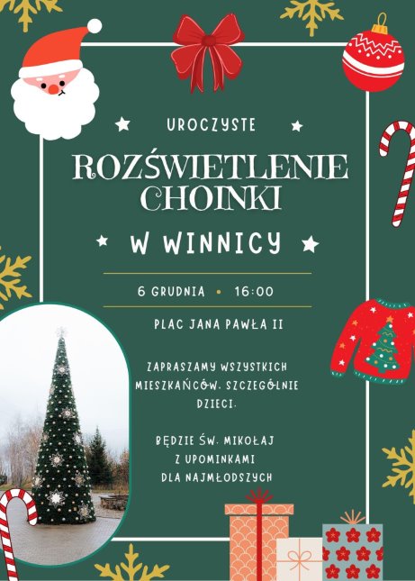 Rozświetlenie choinki